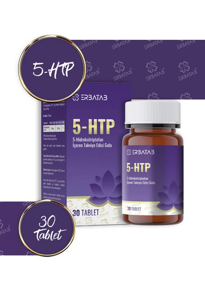 5-Htp Hidroksitriptofan İçeren Takviye Edici Gıda 30 Tablet