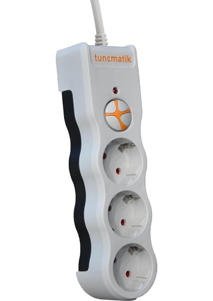 TSK19009 Powersurge 3-Surge Protectıon PLUG-1050 Joule-Wıth Cable Beyaz fiyatları