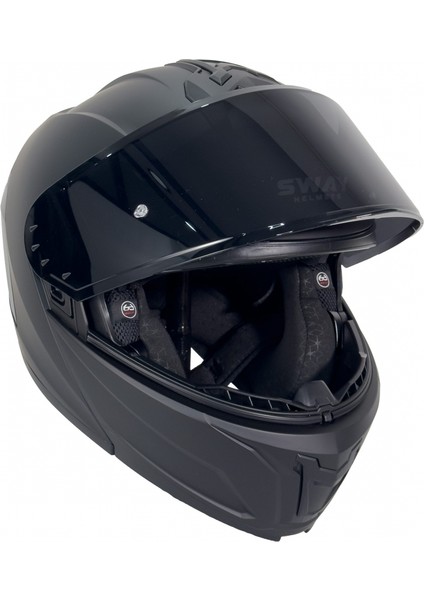 Sw 919 Çene Açılır Kask Mat Siyah