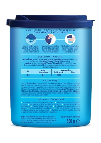 Devam Sütü Maması No3 9-12 Ay 350 gr fırsatları