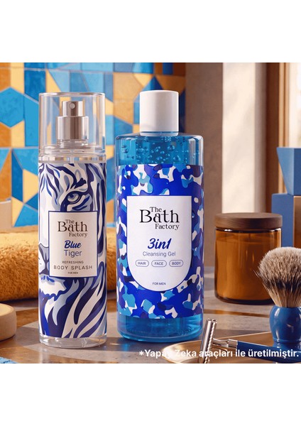 Blue Tiger Duş Jeli 400 ml + Vücut Spreyi 200 ml fiyatları