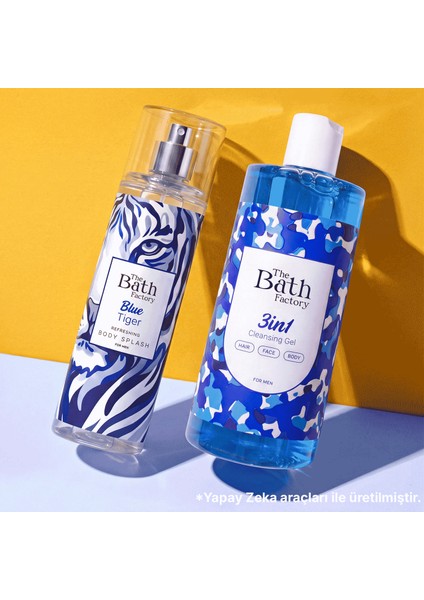Blue Tiger Duş Jeli 400 ml + Vücut Spreyi 200 ml fırsatları