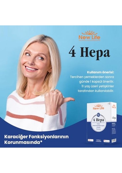 4 Hepa Takviye Edici Gıda 30 Kapsül modelleri