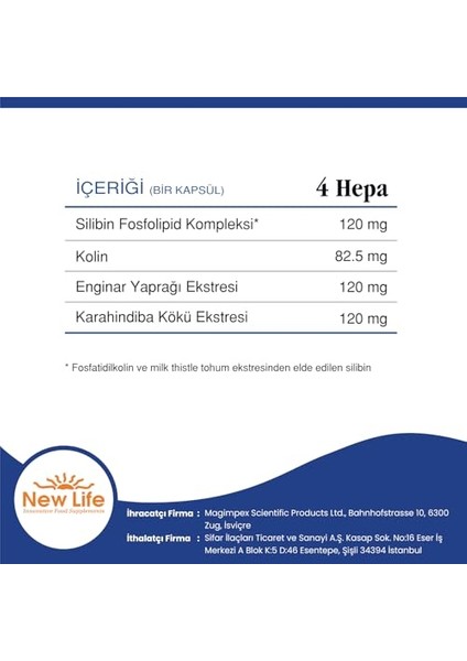 4 Hepa Takviye Edici Gıda 30 Kapsül indirimleri