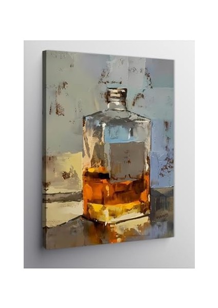 Defne Store Kanvas Tablo Viski Şişesi 100 x 140 CNVSDKEY-117244-100-140