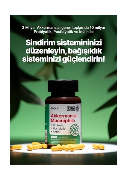 Akkermansia Probiyotik, 20 Kapsül (2 Paketi)