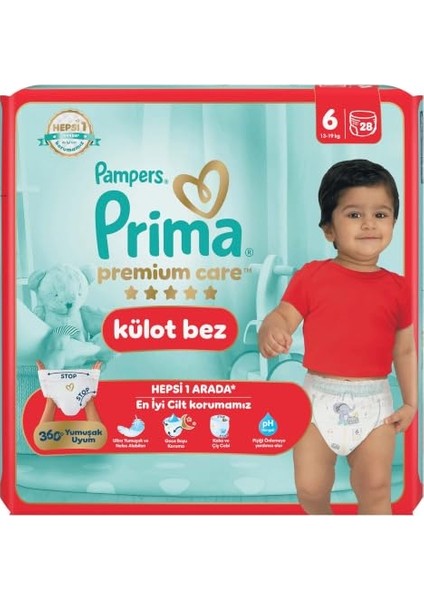 Premium Care Külot Bez 6 Numara 28 Adet Bebek Bezi modelleri
