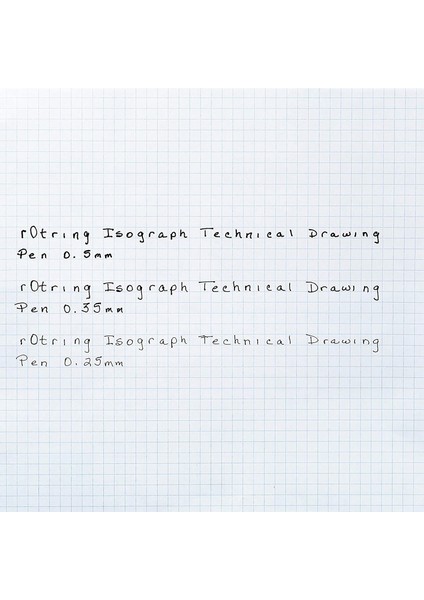 Isograph Teknik Çizim Kalemi, 0,35 Mm, Siyah Mürekkep modelleri