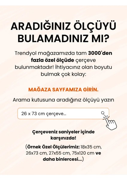 Slim Ince Profil Siyah Çerçeve 33 x 49 cm Camlı