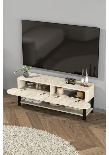 Setro Tv Ünitesi Ekru 110 cm