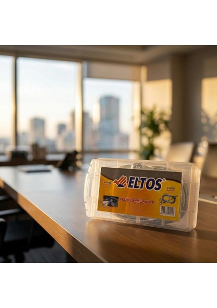 5 Adet Eltos Çelik Çekme Halatı 6-8 mm 3,5 mt modelleri