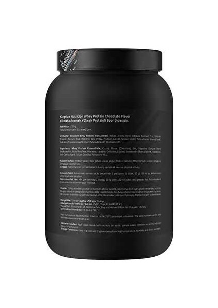 Whey Protein 1000 gr - Çikolata modelleri