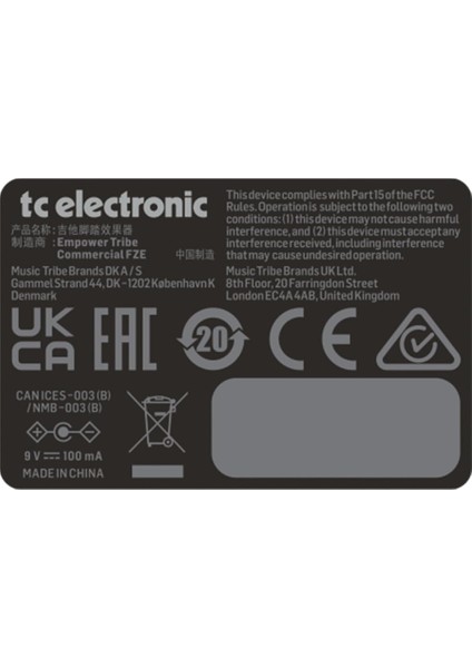 Tc Electronic Hall Of Fame 2 Reverb Pedalı indirimleri