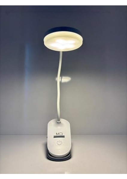 USB Şarjlı Mandallı LED Masa Lambası, 3 Işık Modu modelleri