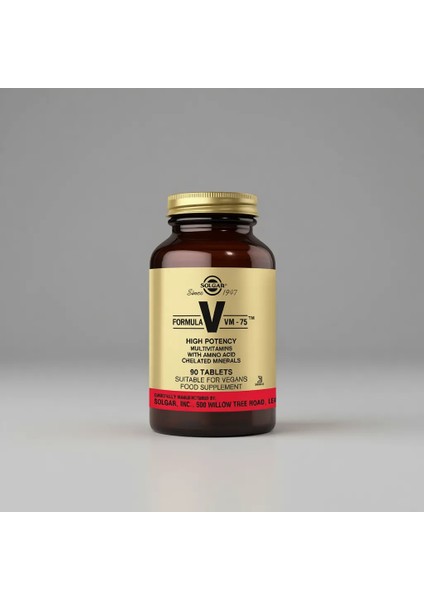 Formula Vm-75 Multivitamin Ve Mineral 90 Tablet Yetişkinler İçin Zengin İçerik fiyatları