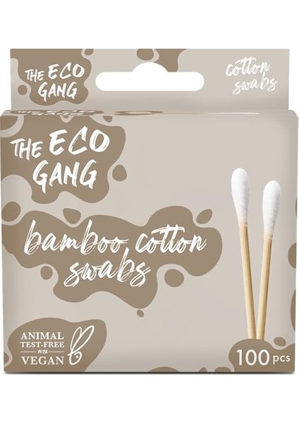 Cotton Swabs 100PCS White - Bambu Kulak Çubuğu 100'LÜ Beyaz fiyatları
