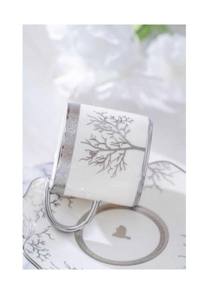 Kıeran Silver 6 Kişilik Kahve Fincanı Seti HXF-06801 modelleri