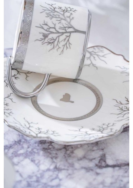 Kıeran Silver 6 Kişilik Kahve Fincanı Seti HXF-06801 indirimleri