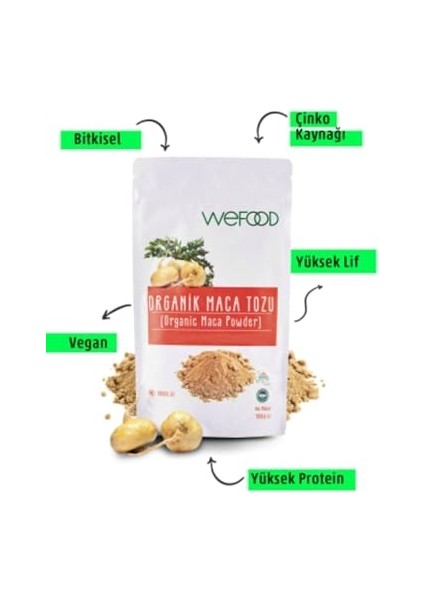 Organik Maca Tozu 100 G fiyatları