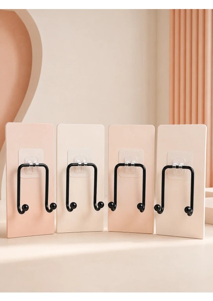 4'lü Yapışkanlı Askı Seti Mutfak Banyo ve Ev Için Duvar Askısı fiyatları