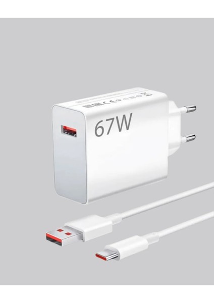 67 Watt Type C Şarj Adaptörü Asus Zenfone 7 8 9 Uyumlu Yeni Nesil indirimleri