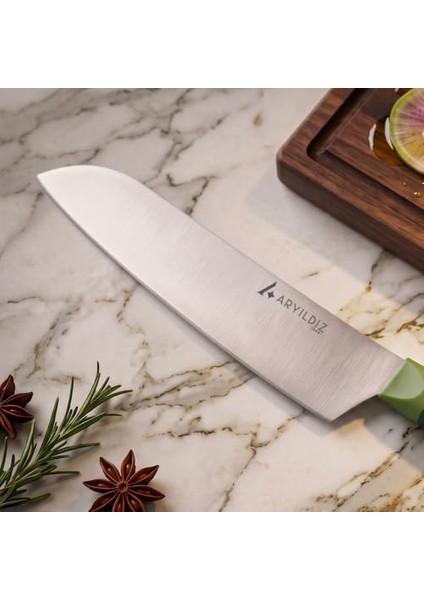 Aryıldız Plurex Santoku Bıçağı 19 cm Yeşil fiyatları
