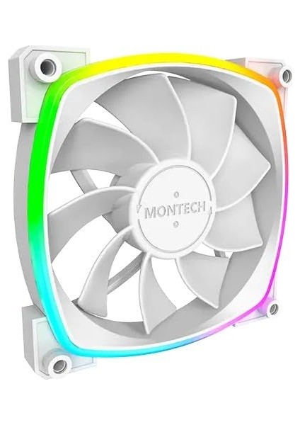 Montech RX120 Pwm Beyaz Reverse Fan Blade 3'lü Paket + Hub Controller Argb fiyatları