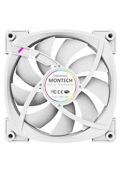 Montech RX120 Pwm Beyaz Reverse Fan Blade 3'lü Paket + Hub Controller Argb fırsatları