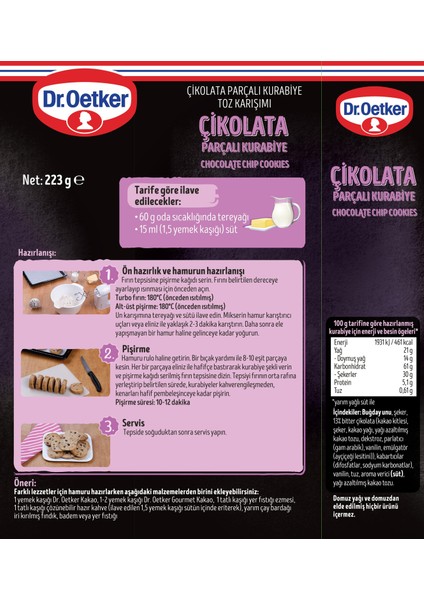 Çikolata Parçalı Kurabiye 223 G fırsatları