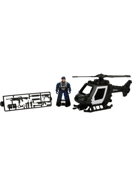 Hero Combat Araç ve Figürlü Polis Seti 12 Parçalı Sesli ve Işıklı fırsatları