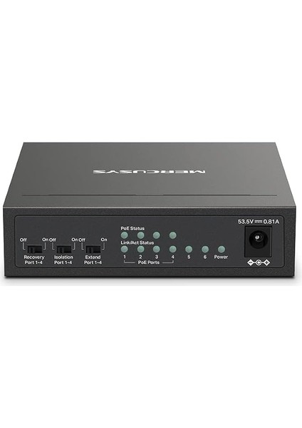 MS106LP, 6-Port 10/100MBPS Desktop Switch With 4-Port Poe+ modelleri