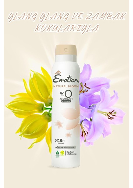 Emotıon Natural Bloom Deodorant, 150 Mililitre fiyatları