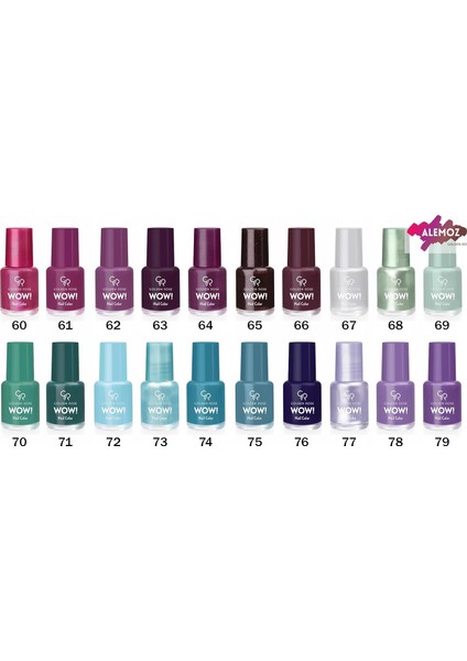 Wow Nail Color No: 02 - Parlak Bitişli Mini Oje 6 ml fırsatları