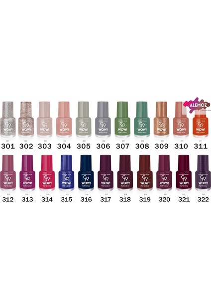 Wow Nail Color No: 02 - Parlak Bitişli Mini Oje 6 ml
