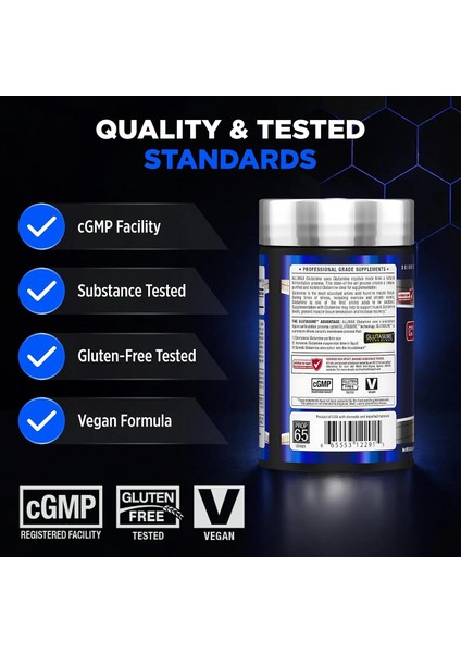 L-Glutamine Powder Fermented Unflavored 100 G fiyatları