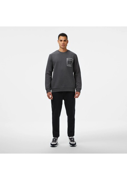 Classic Fit Men's Grey Sweatshirt modelleri