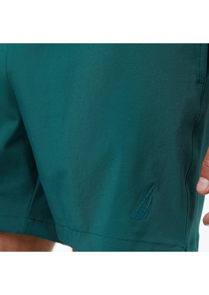 Men's Green Regular Fit Swim Shorts indirimleri