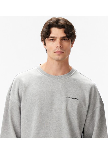 Men's Grey Sweatshirt fırsatları