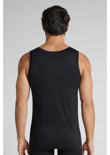 Mercerized Cotton Tank Top Filo Premium modelleri