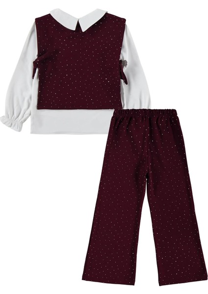 Collared Set 6-9 Years - Burgundy fiyatları