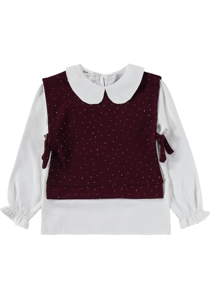 Collared Set 6-9 Years - Burgundy modelleri
