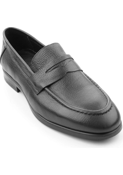Black Genuine Leather Men's Classic Shoes E01054041340 fiyatları