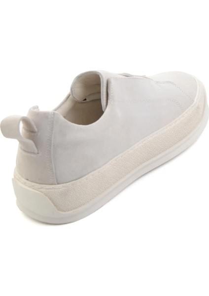 White Genuine Leather Men's Sneakers E01549000402 modelleri