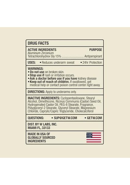 Tr Labs Wave Breaker Antiperspirant Stick Deodorant 74GR 810155630034 fırsatları