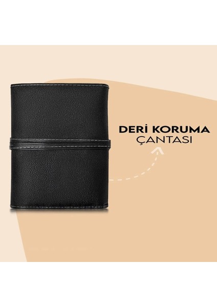 24'lü Profesyonel Deri Çantalı Makyaj Fırça Seti modelleri