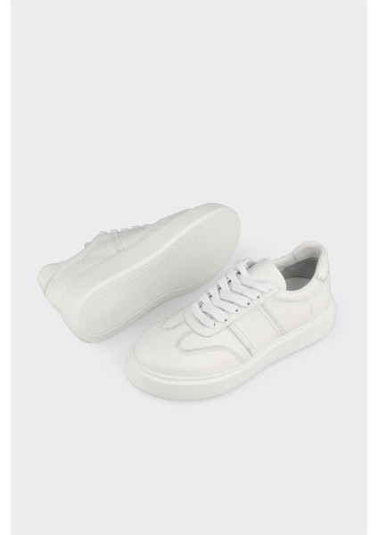 White Leather Women's Sneakers modelleri