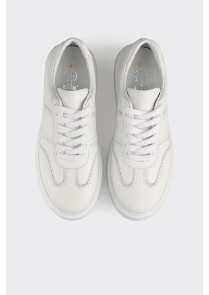 White Leather Women's Sneakers fırsatları