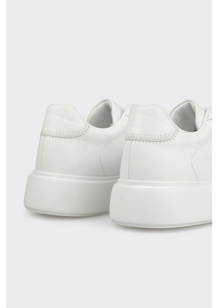 White Leather Women's Sneakers indirimleri