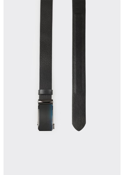 Black Leather Men's Belt fiyatları