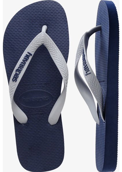 Top Logo Pop Men's Blue Slippers indirimleri